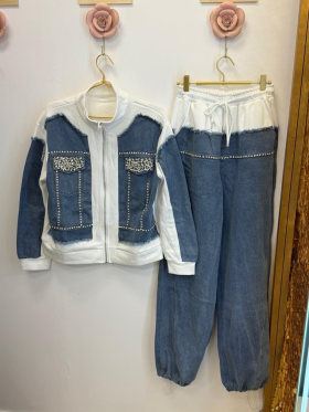 Set Denim BLUE WHITE/BLACK