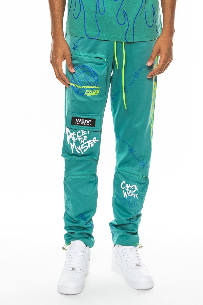 Print Track Pant SAGE