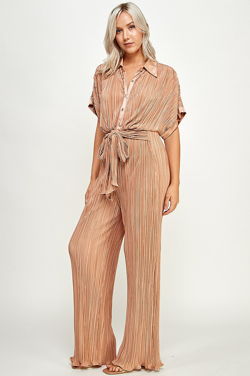 GOLD Short Slv Button Down