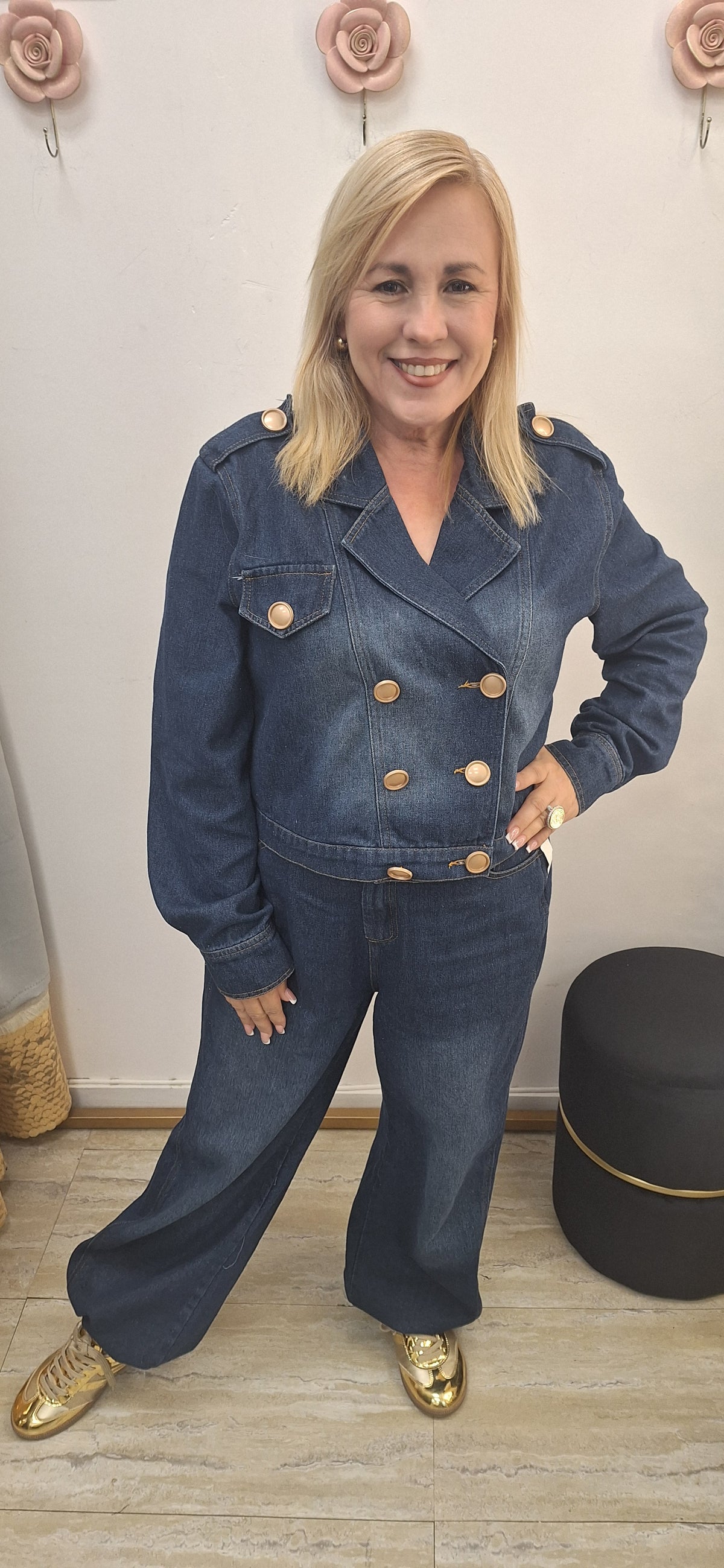 DENIM H DARK BLUE SET