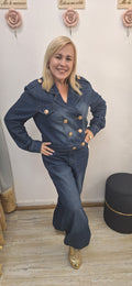 DENIM H DARK BLUE SET