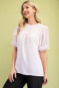 Round Neck Blouse PINK