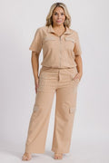 Plus Size Two pieces Pearl