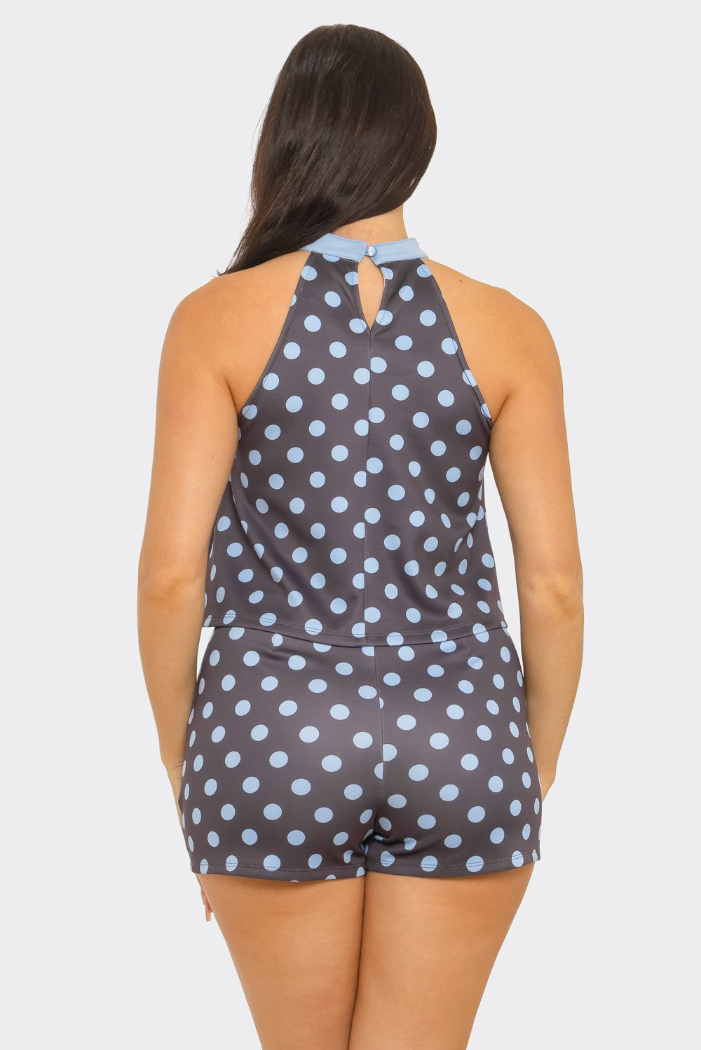 Polka Dots Halter Neck Set