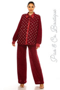 BURGUNDY SET SPARKLE