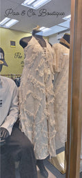 Milano Moda Lino Dress Crema