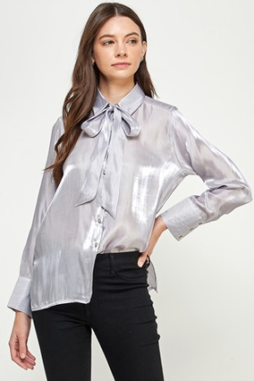 TEAL Lurex Shirt