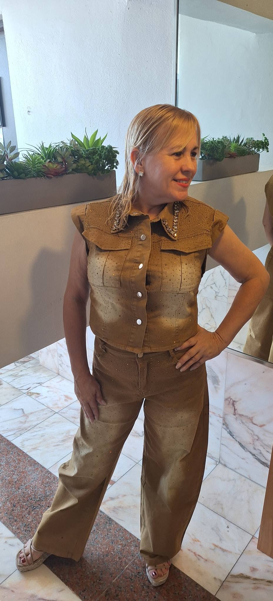 DENIM CM2216 KHAKI