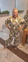 ITALIAN POLKA DOT GREEN SET