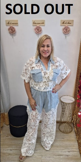 DENIM WHITE BLUE