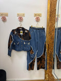 BROWN COW DENIM SET